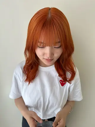 セミロング 酒徳 唯斗のヘアスタイル