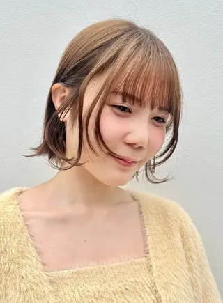 ミディアム カラー 派手髪デザインカラー ヒロカのヘアスタイル