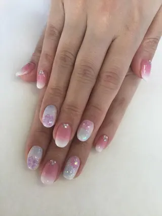 ネイル 💎🐰 saki. m 🐰💎のネイルデザイン