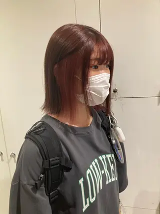 ミディアム カラー 透明感カラー🫧 nanohaのヘアスタイル