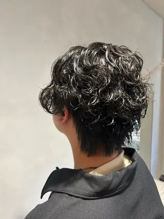 ショート カラー パーマ メンズ IT by ALBUM立川のヘアスタイル