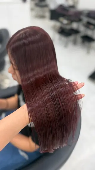 ロング カラー 透明感うる艶カラー 🤍MANAMIのヘアスタイル