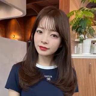 ロング レイヤーくびれヘア アレンジmanakaのヘアスタイル