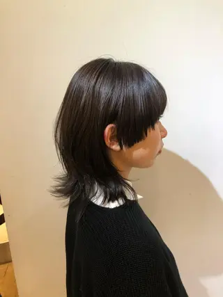 ショート カラー ヘアアレンジ 顔周りカット・相談 レイヤーも◎しずくのヘアスタイル