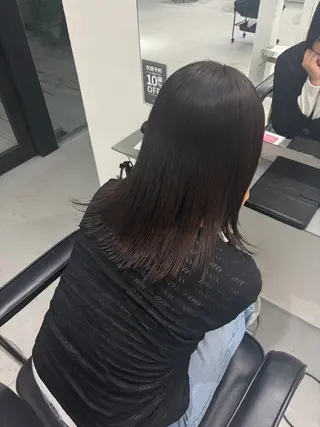 セミロング カラー カラーモデル募集中/ 新潟万代/ミユウ🩵のヘアスタイル