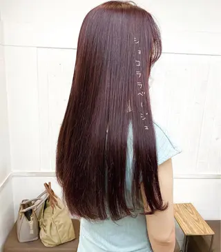 セミロング ☀️透明感color KURO☀️のヘアスタイル
