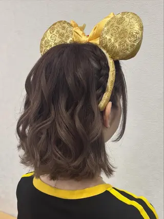 ミディアム ヘアアレンジ H. shinkaiのヘアスタイル