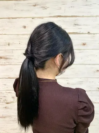 ロング カラー ヘアアレンジ 🫧ヒシダアキ taboo.i🫧のヘアスタイル