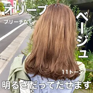 カラー ブリーチなしで 全国から予約殺到♡のヘアスタイル