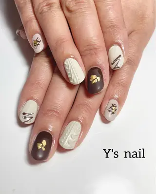 ネイル 手書きが得意🖌️ Y’s  nailのネイルデザイン