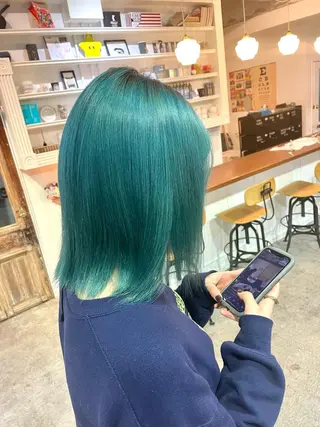 ミディアム カラー ヘアアレンジ ☂️カトウ ケイゴ☂️のヘアスタイル