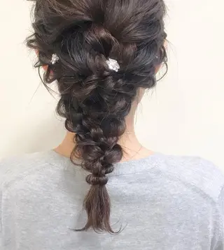 ロング ヘアアレンジ 沢田 瞳のヘアスタイル