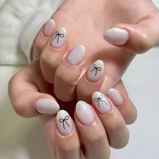 ネイル By moonネイル 🌷ワンホン/韓国風のネイルデザイン