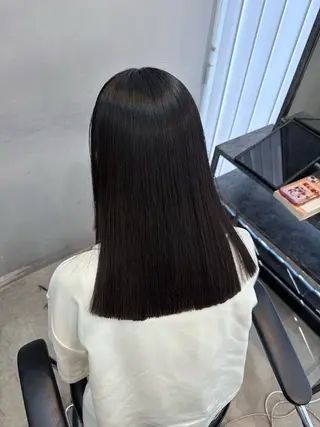 ミディアム 髪質改善・艶カラー HIROTOのヘアスタイル