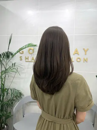 セミロング カラー 本格ヘッドスパ🌿 ×ヘア 佐藤のヘアスタイル