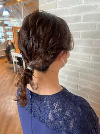 セミロング ヘアアレンジ Topstylist YUKIのヘアスタイル