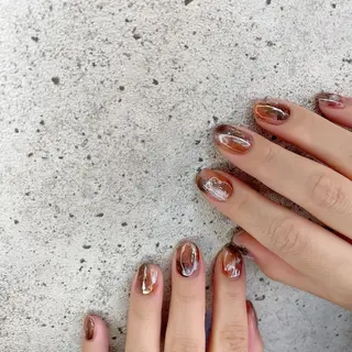 ショート カラー パーマ ヘアアレンジ メンズ キッズ ネイル マツエク・マツパ Salon Ｋのネイルデザイン