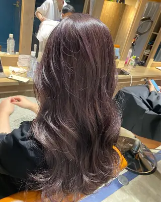 セミロング 🐻結んでも可愛い hair EMI🐻のヘアスタイル