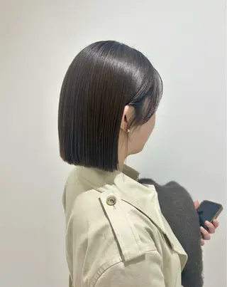 ショート 👔ボブ﹨髪質改善 ストレート🩳ももかのヘアスタイル