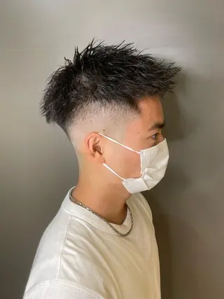 パーマ メンズ 渋谷/フェード/ 國分 翔のヘアスタイル