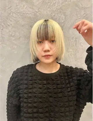 ミディアム ベージュカラー/ 新潟/万代/なお🎀のヘアスタイル