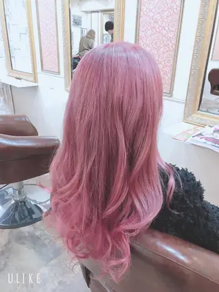ロング カラー 岩谷/ブリーチ 🪽透明感カラーのヘアスタイル