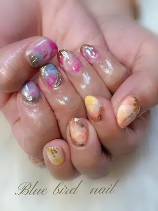 ネイル Blue bird  nailのネイルデザイン