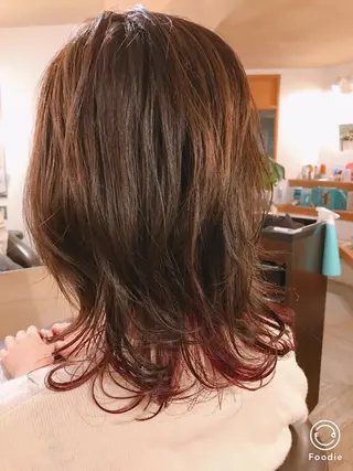 ミディアム 川端 かんな🐹のヘアスタイル