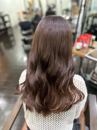 ミディアム カラー ヘアアレンジ DANY🦋名駅✂︎ 艶髪/透明感カラーのヘアスタイル
