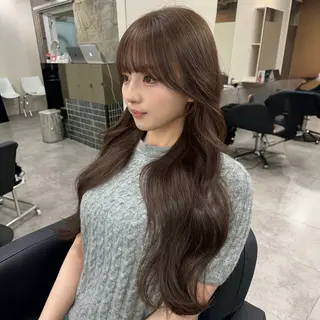 ロング カラー 🎀レイヤー×透明感 ×髪質改善🎀米田のヘアスタイル