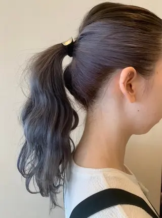 ロング カラー 髪質改善/カラー 🖤🤍川島のヘアスタイル