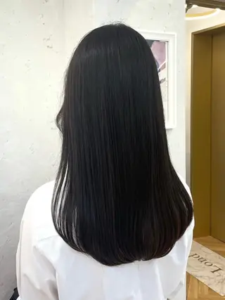 ロング レイヤーカット/ 韓国ヘア/野崎かよのヘアスタイル