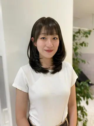 カラー RISAKO 艶髪モテヘア🎀府中のヘアスタイル