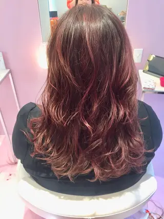 セミロング 所渉/韓国レイヤー /ウルフカットのヘアスタイル