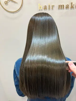ロング カラー ヘアアレンジ キッズ 横浜関内髪質改善 re:Magoのヘアスタイル