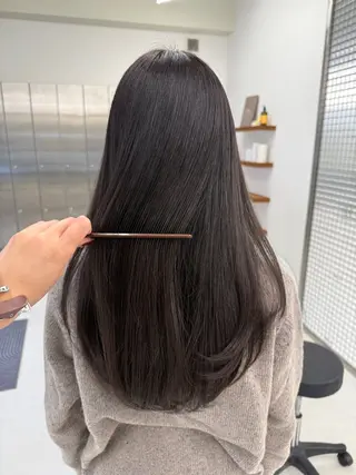 ロング カラー 表参道🌿赤み消し カラー/チナツのヘアスタイル