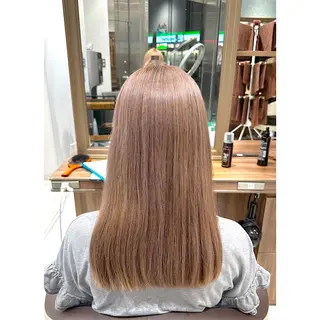 セミロング カラー ✨本格的韓国スタイル 特化✨ﾊﾙｶ✨️のヘアスタイル
