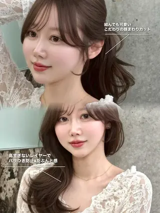 セミロング GLROW IVY 大宮のヘアスタイル