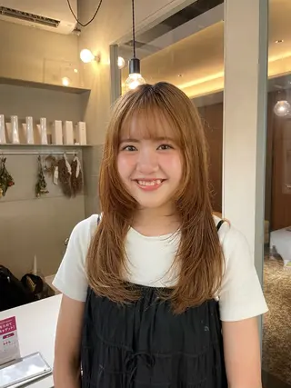 ロング 山下 悠月のヘアスタイル