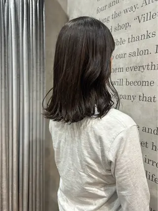 ミディアム カラー 千葉 菜央 【南柏】のヘアスタイル