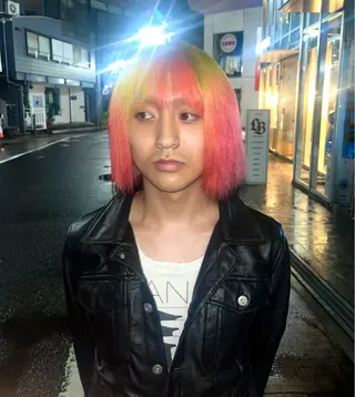 カラー メンズ デザインカラー🍬✨ 透明感カラー✨ナナのヘアスタイル