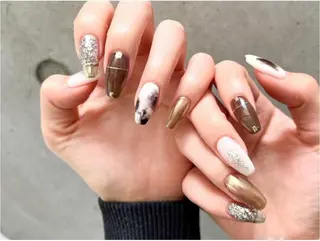 ネイル Sun Brown サンブラウンのネイルデザイン