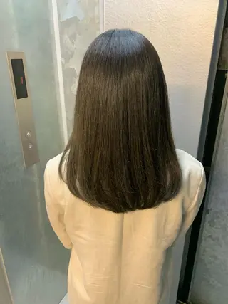 セミロング カラー bnd_bnd アイのヘアスタイル