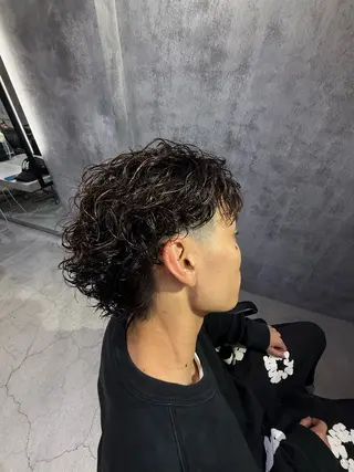 ミディアム パーマ メンズ メンズスパイキー特化 ayumuのヘアスタイル