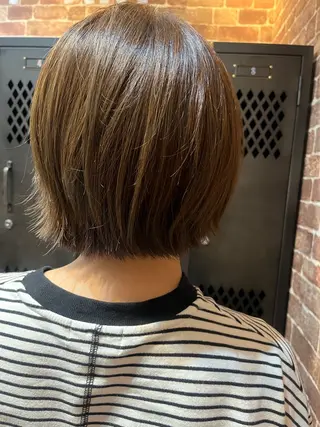 ショート カラー メンズ 久木原 ゆりのヘアスタイル
