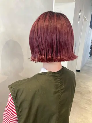 ショート カラー ✳️ウルフ/メンズ/ スパイラルパーマ✳️のヘアスタイル