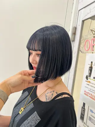 ショート 韓国風🫧艶カラー 💟ran💟のヘアスタイル