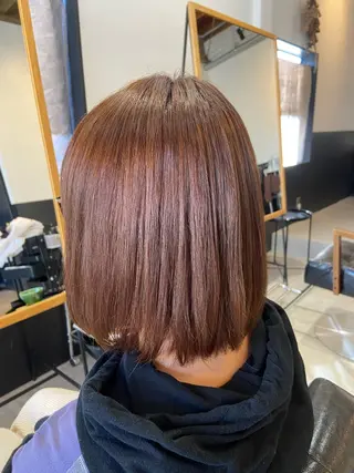 ミディアム 💫縮毛矯正/ カット💫徳永あい子のヘアスタイル