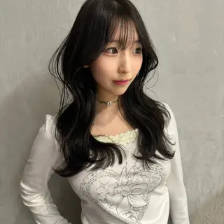 ロング カラー 本場の韓国ヘア 🇰🇷 中尾 崇人のヘアスタイル