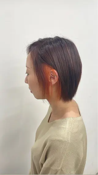 ショート カラー 吉川 莉央のヘアスタイル
